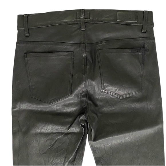 RtA Ryder Cropped Stretch Leather Slouchy Slim Pants - Picture 6 of 6